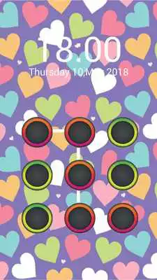 Play Girly Wallpapers Pattern Lock Screen