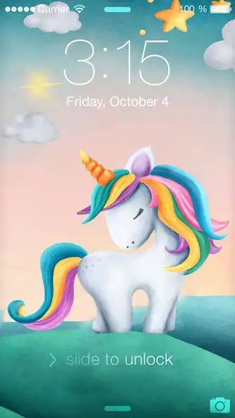 Play Girly Wallpaper Unicorn as an online game Girly Wallpaper Unicorn with UptoPlay