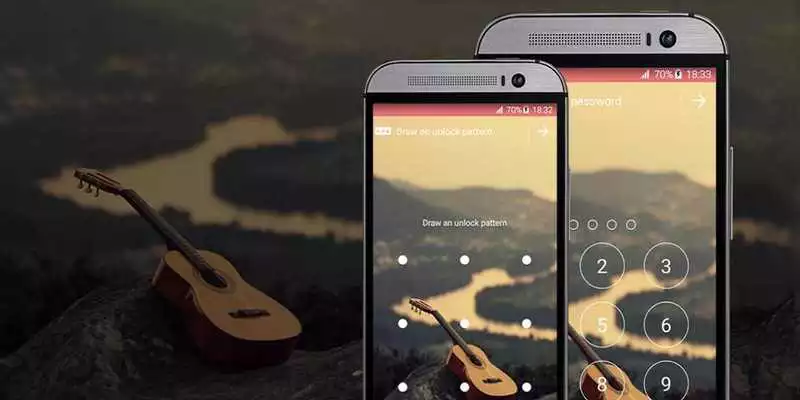 Play Gitar App Lock Theme