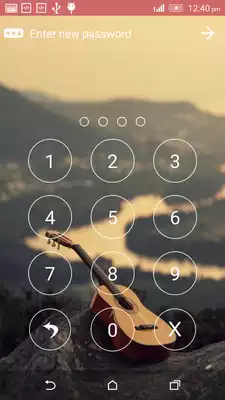 Play Gitar App Lock Theme