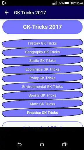 Play APK GK Tricks 2017 in Hindi (With Categories)  and enjoy GK Tricks 2017 in Hindi (With Categories) with UptoPlay 