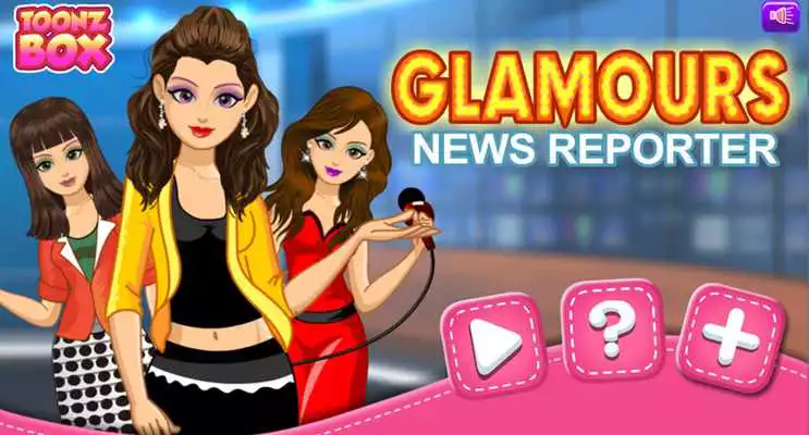 Play Glamorous News Reporter