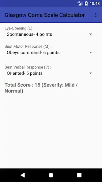 Play Glasgow Coma Scale (GCS) Calculator  and enjoy Glasgow Coma Scale (GCS) Calculator with UptoPlay