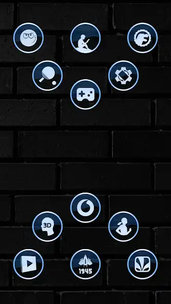 Play Glass Icons Blue as an online game Glass Icons Blue with UptoPlay