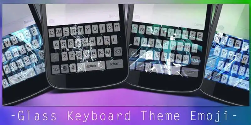 Play Glass Keyboard Theme Emoji