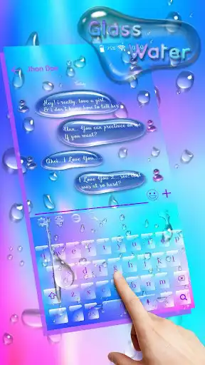 Play Glass Water Keyboard as an online game Glass Water Keyboard with UptoPlay