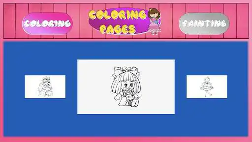 Play Glitter Dolls Coloring Pages!  and enjoy Glitter Dolls Coloring Pages! with UptoPlay