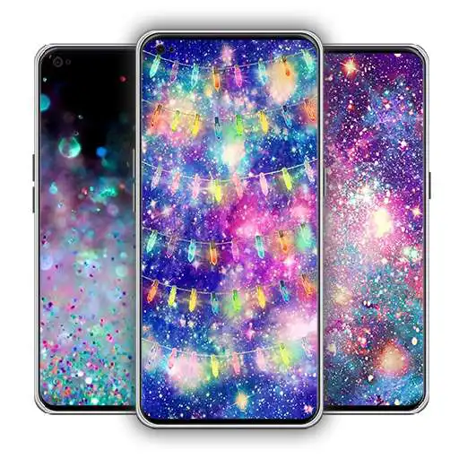 Play Glitter Galaxy Wallpaper APK