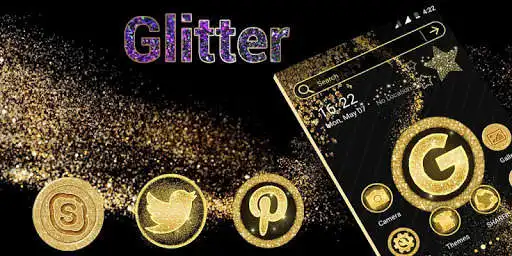 Play Glitter Launcher Theme as an online game Glitter Launcher Theme with UptoPlay