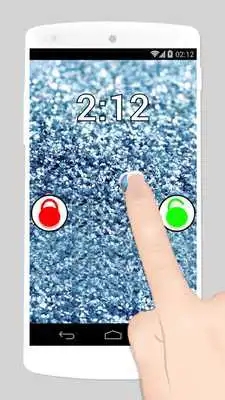 Play glitter lock screen slider