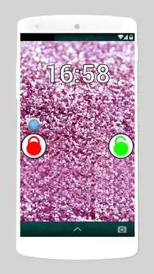 Play glitter lock screen slider