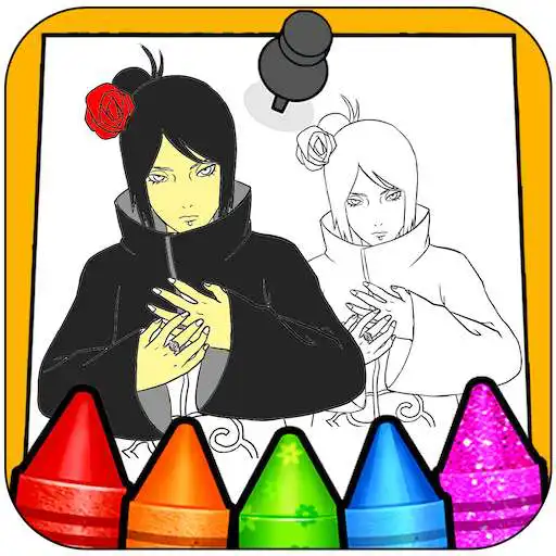 Play Glitter Nine Tails Coloring Pages! APK