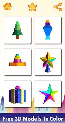 Play Glitter Poly Art 3D Color by Number: Coloring Book  and enjoy Glitter Poly Art 3D Color by Number: Coloring Book with UptoPlay