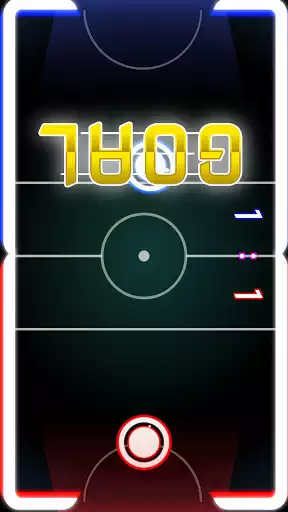 Play Glockey - Glow Hockey as an online game Glockey - Glow Hockey with UptoPlay