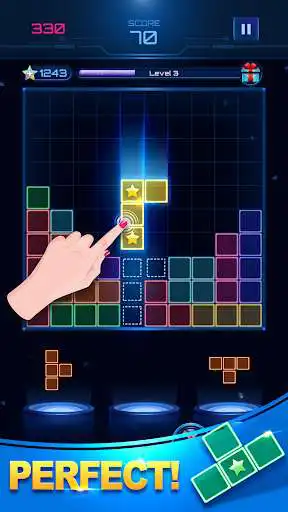 Play Glow Block Puzzle: Color Classic Puzzle Legend as an online game Glow Block Puzzle: Color Classic Puzzle Legend with UptoPlay