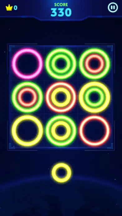 Play Glow Color Rings as an online game Glow Color Rings with UptoPlay