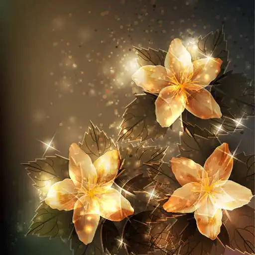 Free play online Glow Flowers Live Wallpapers  APK