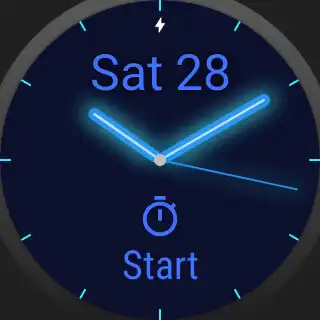 Play Glow Hands  Timer Watch Face as an online game Glow Hands  Timer Watch Face with UptoPlay