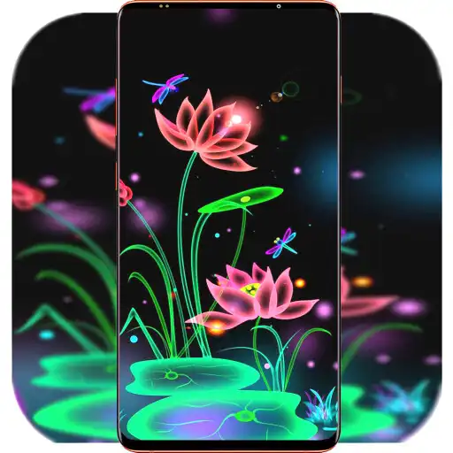 Play Glowing Flower Wallpaper APK