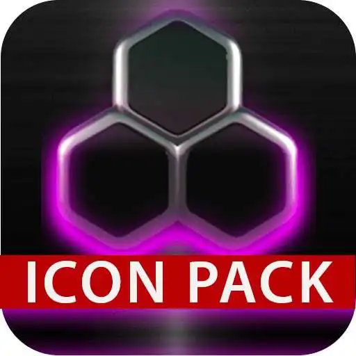 Free play online GLOW PINK icon pack HD 3D  APK