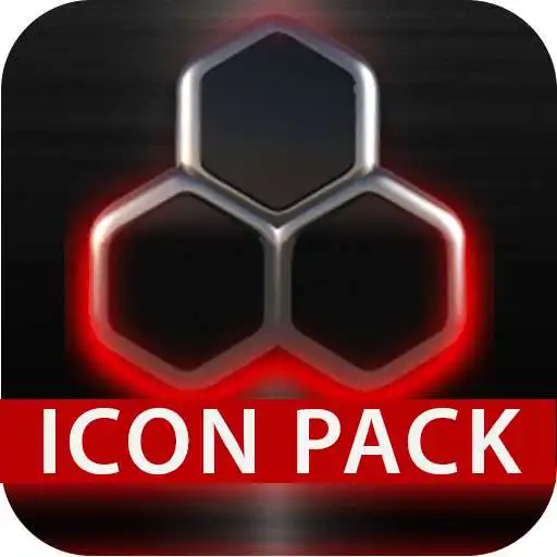 Free play online Glowred Icon Pack  APK