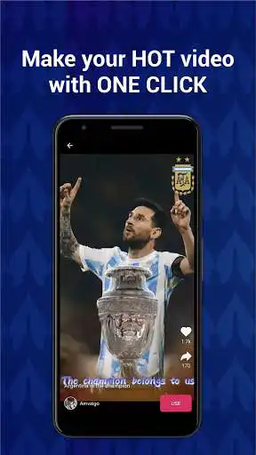 Play Go Argentina & Copa América Video Maker  and enjoy Go Argentina & Copa América Video Maker with UptoPlay