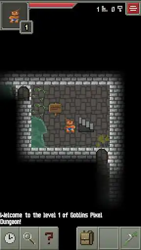 Play Goblins Pixel Dungeon as an online game Goblins Pixel Dungeon with UptoPlay