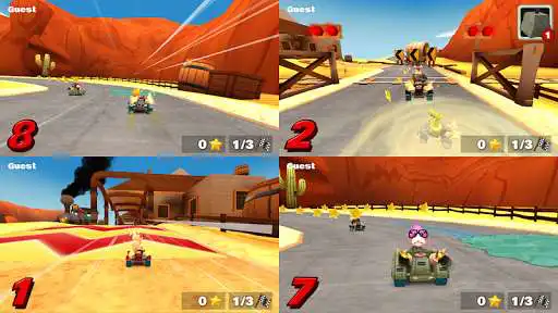 Play Go Kart Go on AirConsole as an online game Go Kart Go on AirConsole with UptoPlay