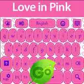 Free play online GO Keyboard Love in Pink APK