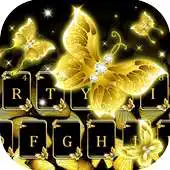 Free play online Gold butterfly keyboard APK