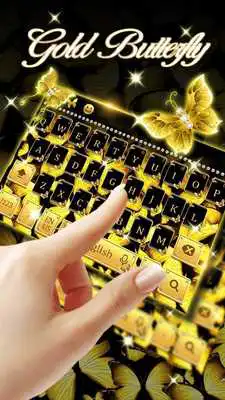 Play Gold butterfly keyboard