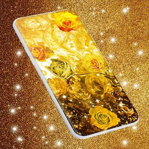 Free play online Golden Roses Live Wallpaper APK