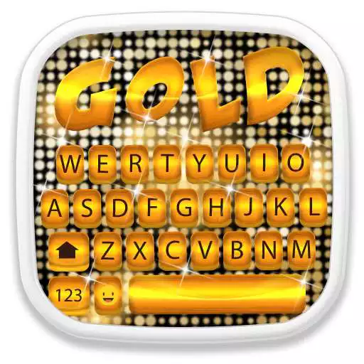 Free play online Gold Glitter Keyboard APK