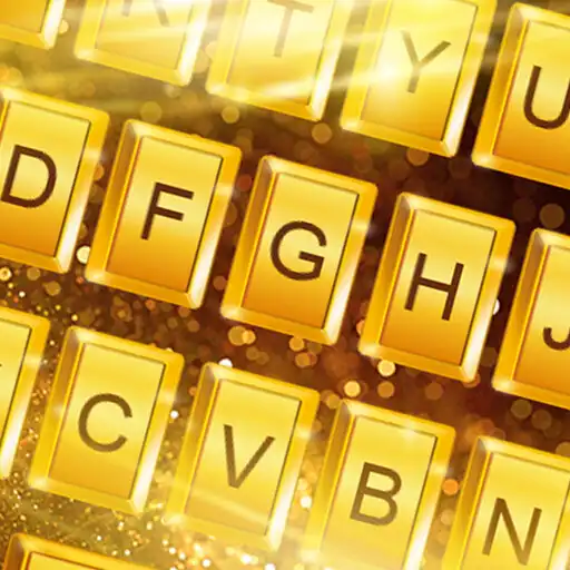 Play Gold Glitter Keyboard Theme APK