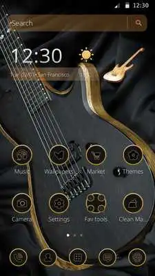 Play Gold guitar Theme gold music