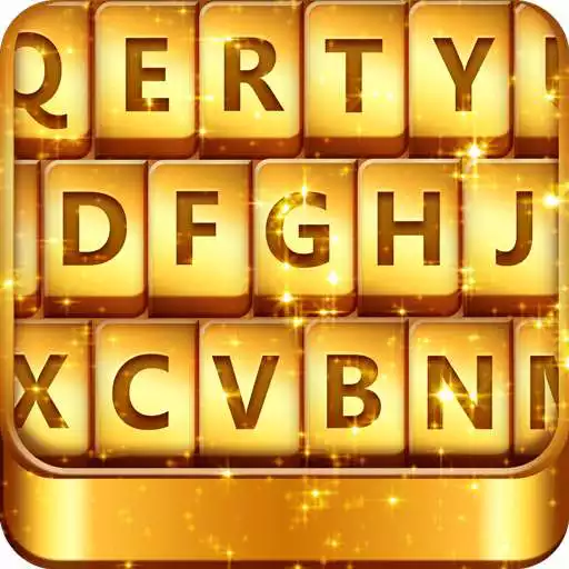 Free play online Gold Keyboard Theme APK