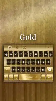 Play Gold Keyboard Theme