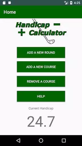 Play Golf Handicap Calculator