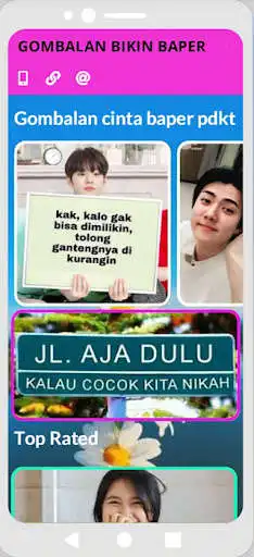 Play Gombalan Bikin Baper pdkt  and enjoy Gombalan Bikin Baper pdkt with UptoPlay