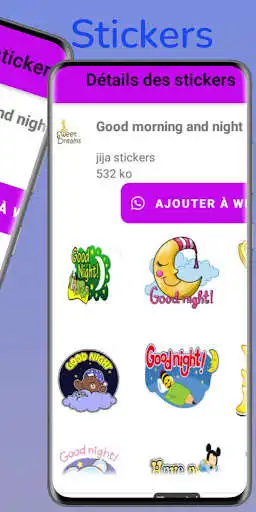 Play Good Morning and Night Sticker as an online game Good Morning and Night Sticker with UptoPlay