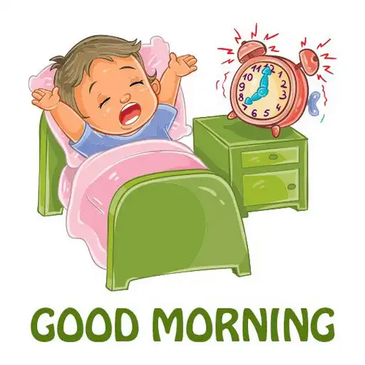 Play Good Morning  night stickers APK