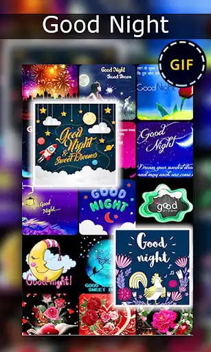 Play Good Night GIF as an online game Good Night GIF with UptoPlay