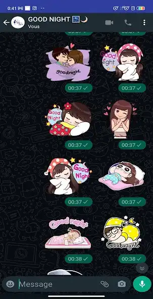 Play Good Night Sticker For Whatsap as an online game Good Night Sticker For Whatsap with UptoPlay