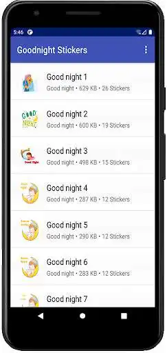 Play Good Night stickers for WhatsApp and Telegram  and enjoy Good Night stickers for WhatsApp and Telegram with UptoPlay