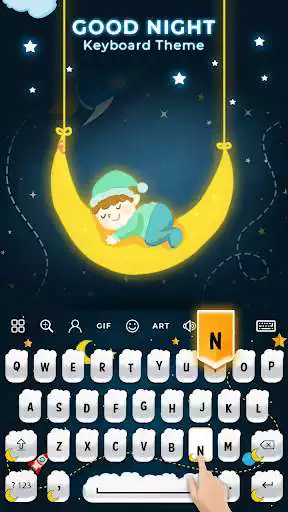 Play Good Night Sweet Dreams - Keyboard Theme  and enjoy Good Night Sweet Dreams - Keyboard Theme with UptoPlay