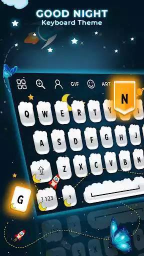 Play Good Night Sweet Dreams - Keyboard Theme as an online game Good Night Sweet Dreams - Keyboard Theme with UptoPlay