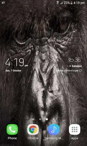 Play Gorilla Eyes Live Wallpaper as an online game Gorilla Eyes Live Wallpaper with UptoPlay