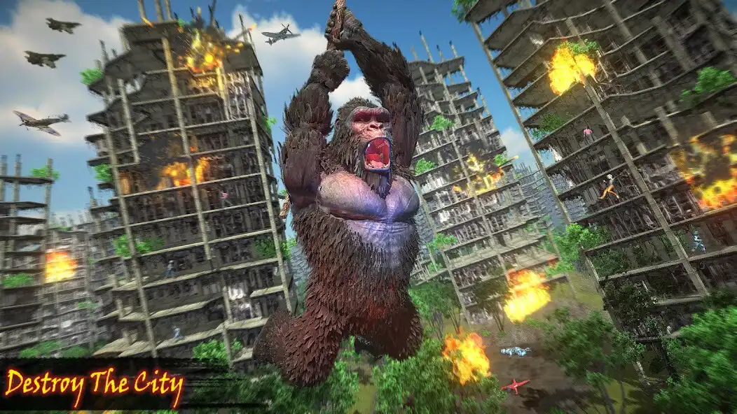 Play Gorilla Rampage City Attack  and enjoy Gorilla Rampage City Attack with UptoPlay