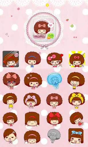 Play GO SMS CUTEMOC STICKER as an online game GO SMS CUTEMOC STICKER with UptoPlay