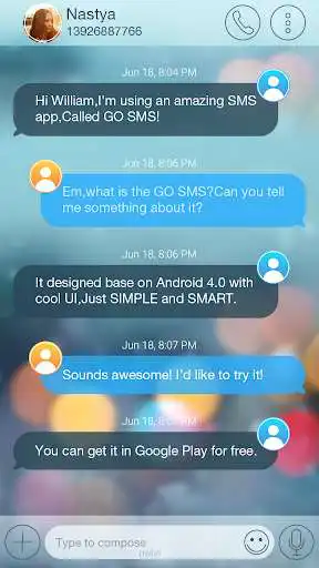 Play GO SMS PRO ICOLOR GLASS THEME as an online game GO SMS PRO ICOLOR GLASS THEME with UptoPlay